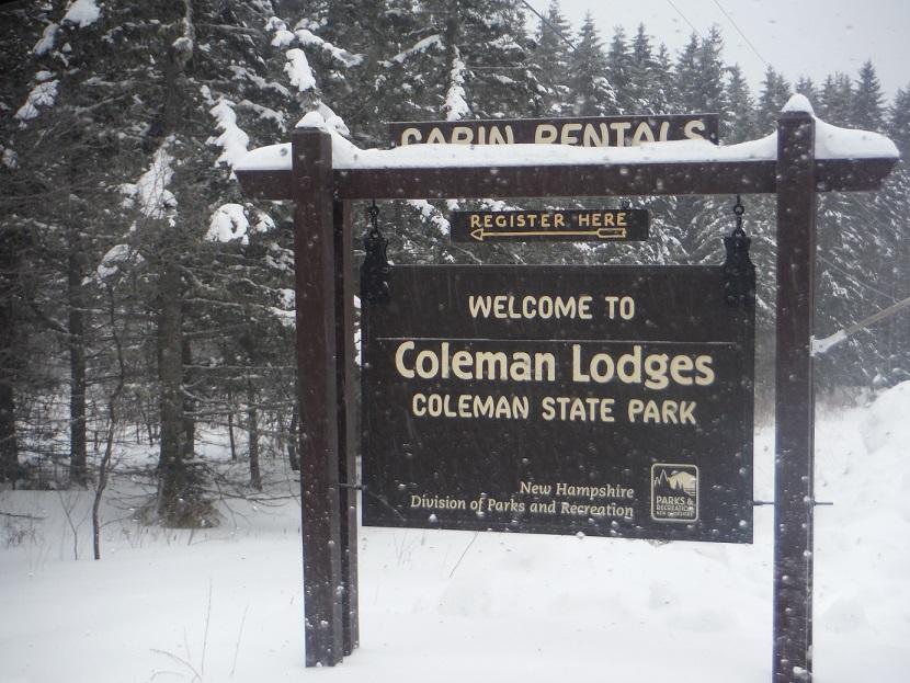 Campground Details The Lodges at Coleman State Park, NH New